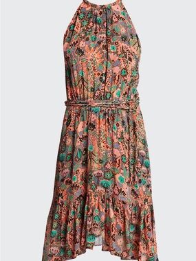 A.L.C. Kaplan, Size 4, Coral and Teal